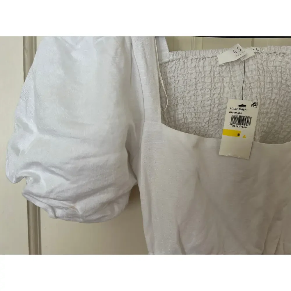 ASTR the Label Angeles White Midi Maxi Dress - Medium - Picture 8 of 8